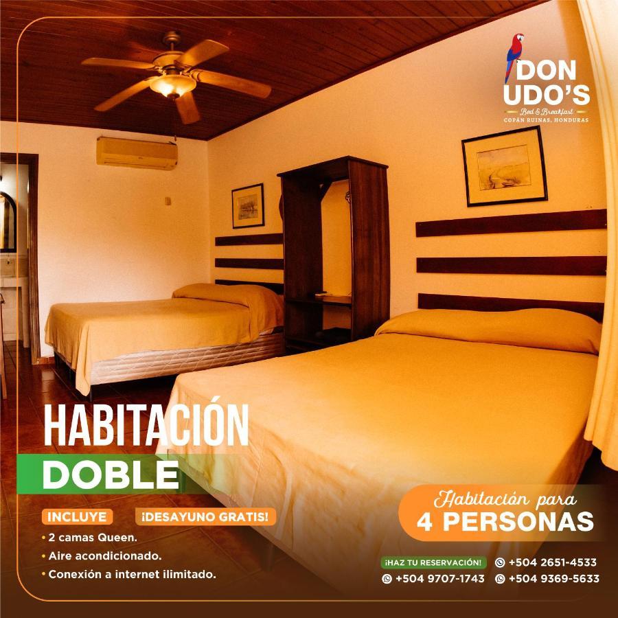 Hotel Don Udos Bed & Breakfast Copán Exterior foto