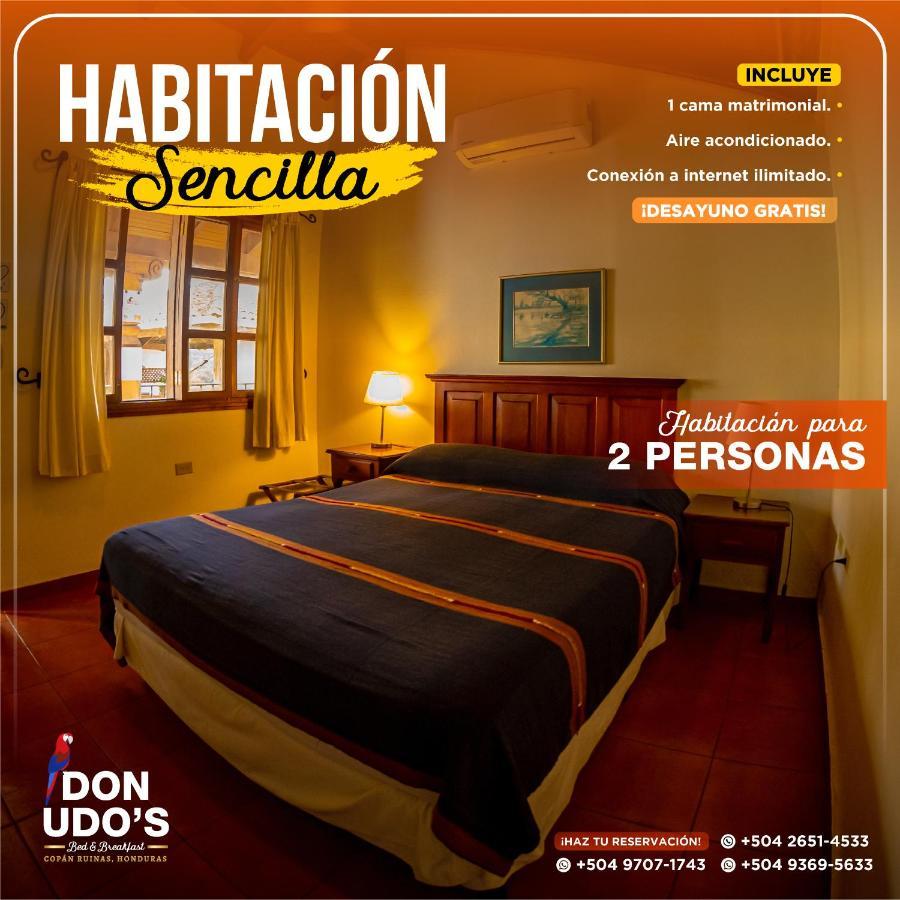 Hotel Don Udos Bed & Breakfast Copán Exterior foto