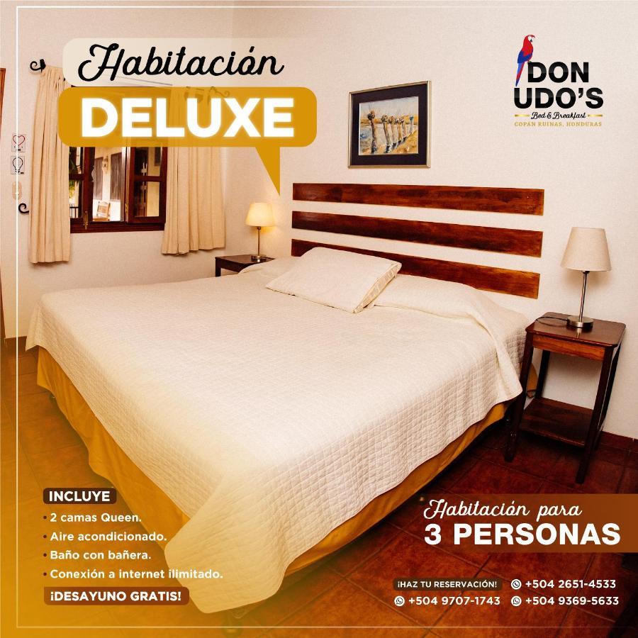 Hotel Don Udos Bed & Breakfast Copán Exterior foto