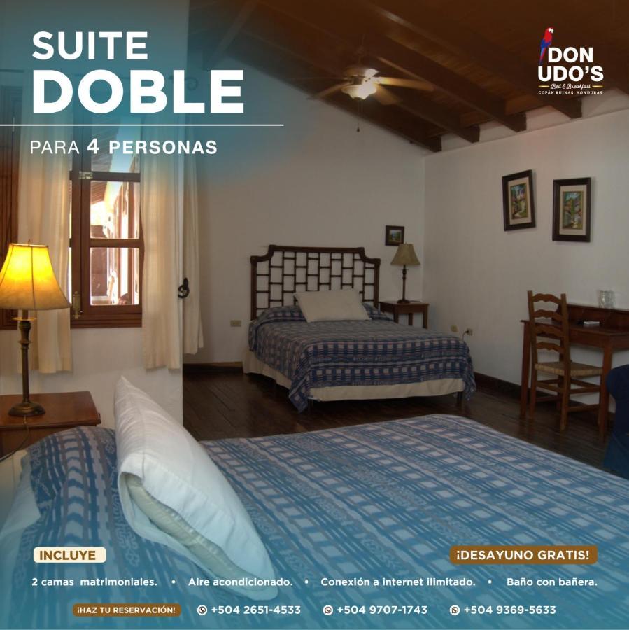 Hotel Don Udos Bed & Breakfast Copán Exterior foto